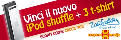 contest-concorsomania-400x133 Contest: Vinci iPod Shuffle 4Gb e le magliette Zuzù Factory