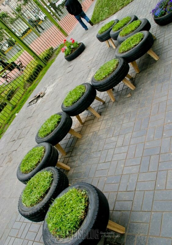 Recycled-tyres-creative-diy-16 Diamo una seconda vita agli pneumatici usati